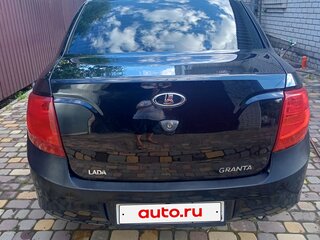 2013 Lada (ВАЗ) Granta I, чёрный, 430000 рублей, вид 4