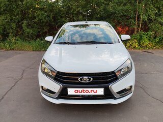 2016 Lada (ВАЗ) Vesta I, белый, 700000 рублей, вид 1