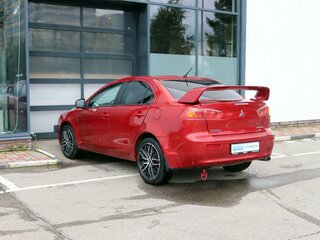 2008 Mitsubishi Lancer X, красный, 375000 рублей, вид 4