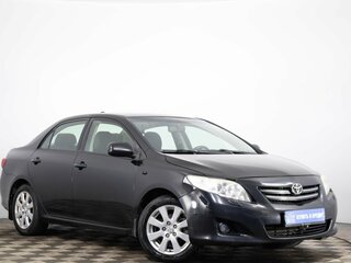 2007 Toyota Corolla X (E140, E150), чёрный, 1039000 рублей, вид 1
