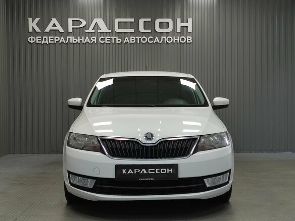2017 Skoda Rapid I Рестайлинг, белый, 990000 рублей - вид 2