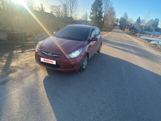 2012 Hyundai Solaris I, красный, 550000 рублей, вид 1