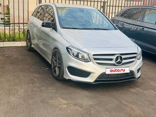 2015 Mercedes-Benz B-Класс 180 II (W246) Рестайлинг, серебристый, 1730000 рублей, вид 2