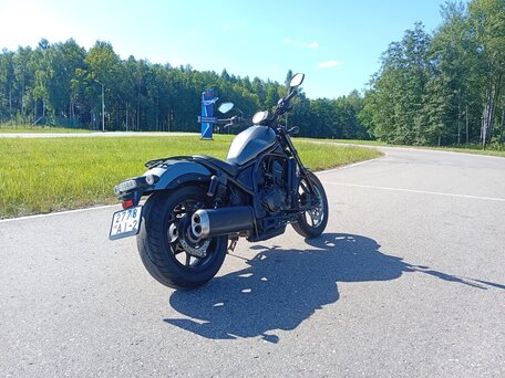 2024 Honda CMX 1100 Rebel, чёрный, 802069 рублей, вид 5