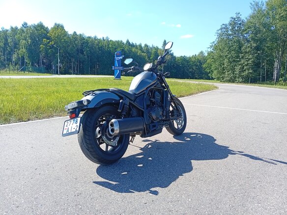 2024 Honda CMX 1100 Rebel, чёрный, 778753 рублей - вид 4