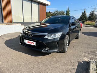 2018 Toyota Camry VII (XV50) Рестайлинг 2, чёрный, 3350000 рублей, вид 2