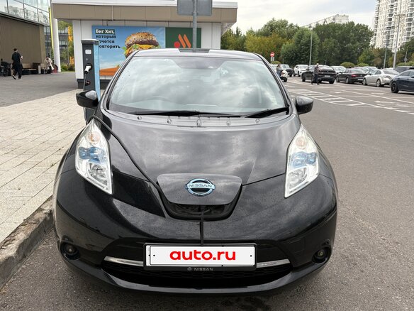 2016 Nissan Leaf 30kWh I (ZE0/AZE0), чёрный
