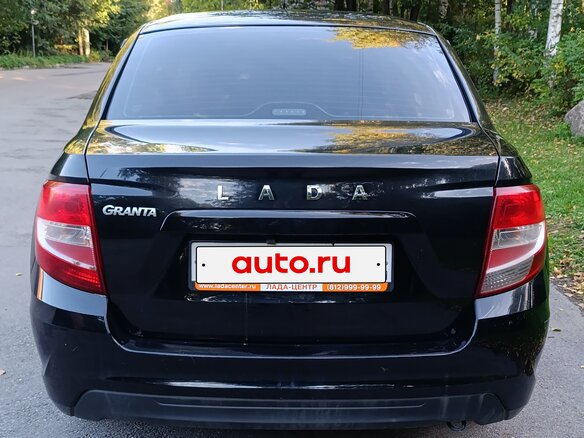 2022 Lada (ВАЗ) Granta Euro-2 I Рестайлинг, чёрный, 575000 рублей - вид 2