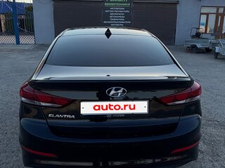 2017 Hyundai Elantra VI (AD), чёрный, 1550000 рублей, вид 4