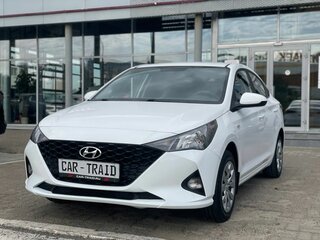 2021 Hyundai Solaris II Рестайлинг, белый, 1630000 рублей, вид 2