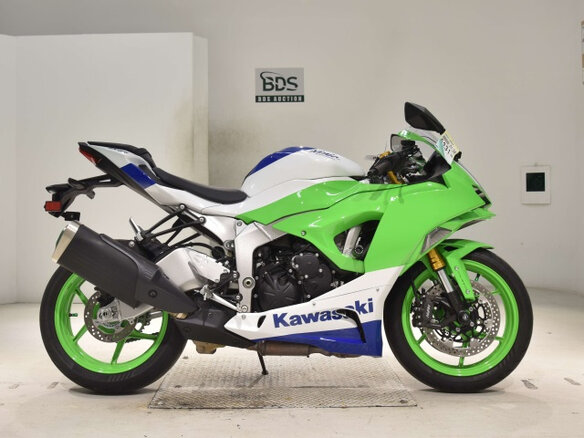 2024 Kawasaki ZX-6 Ninja, зелёный, 1250000 рублей