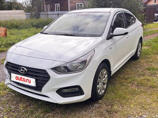 2018 Hyundai Solaris II, белый, 1480000 рублей, вид 1
