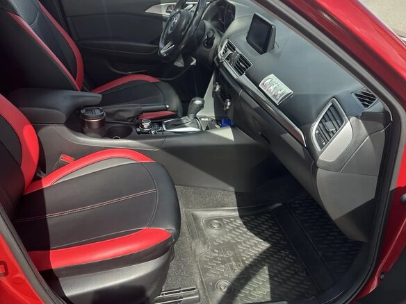 2018 Mazda 3 III (BM) Рестайлинг, красный, 1480000 рублей - вид 5