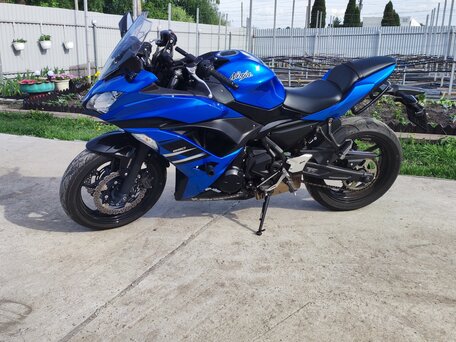 2018 Kawasaki Ninja 650, синий, 700000 рублей, вид 1