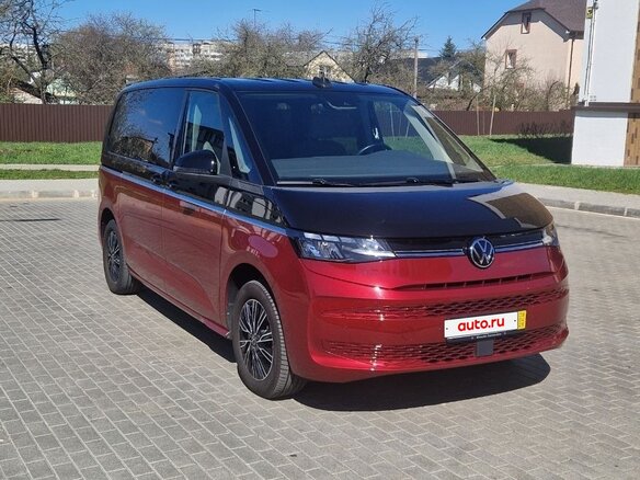 2022 Volkswagen Multivan T7, чёрный - вид 1