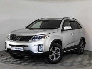 2014 Kia Sorento II Рестайлинг, серебристый, 1614804 рублей, вид 1