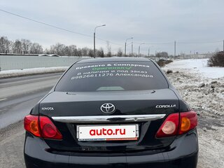 2008 Toyota Corolla AMT X (E140, E150), чёрный, 650000 рублей, вид 4