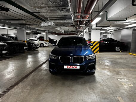 2019 BMW X4 20d II (G02), синий, 4250000 рублей, вид 2
