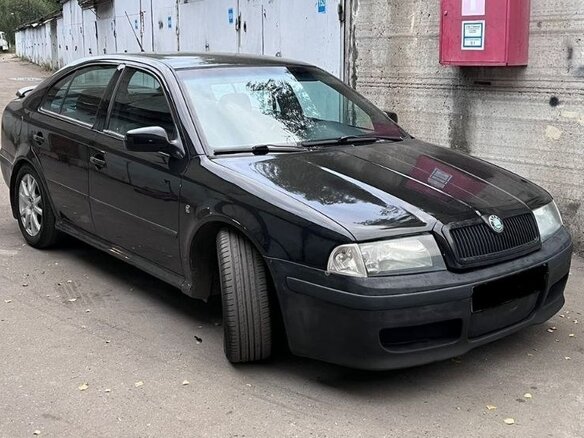 2008 Skoda Octavia I (A4) Рестайлинг, чёрный, 680000 рублей