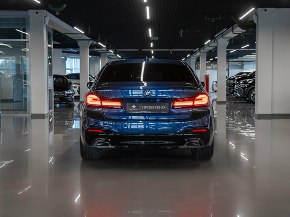 2018 BMW 5 серии 530d xDrive VII (G30/G31/G38), синий - вид 5