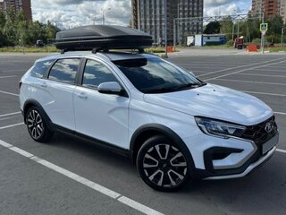 2024 Lada (ВАЗ) Vesta SW Cross I Рестайлинг (NG), белый, 1400000 рублей, вид 4