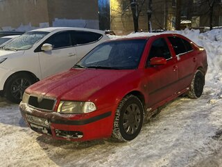 2008 Skoda Octavia I (A4) Рестайлинг, красный, 301000 рублей, вид 1