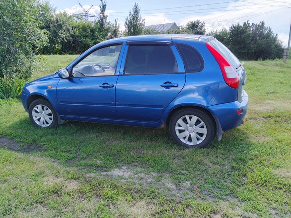 2008 Lada (ВАЗ) Kalina I, синий, 155000 рублей - вид 7