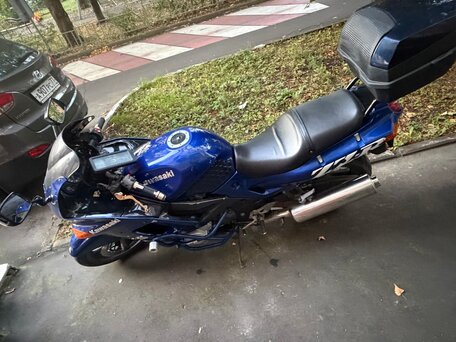 2005 Kawasaki ZZR 400, синий, 200000 рублей, вид 3