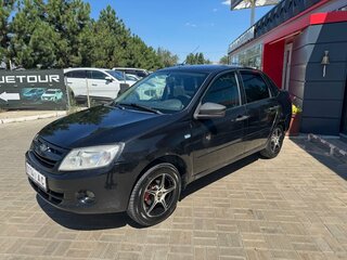 2013 Lada (ВАЗ) Granta I, чёрный, 249900 рублей, вид 4
