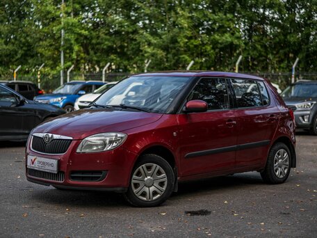 2008 Skoda Fabia II, красный, 309000 рублей, вид 1