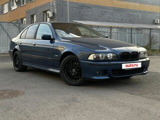 2002 BMW 5 серии 530i IV (E39) Рестайлинг, синий, 999000 рублей, вид 1