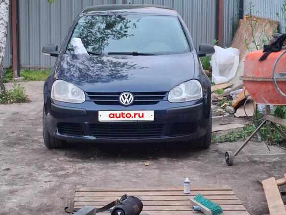 2008 Volkswagen Golf V, синий - вид 1