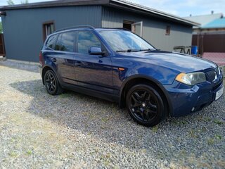 2006 BMW X3 25i I (E83), синий, 1190000 рублей, вид 1
