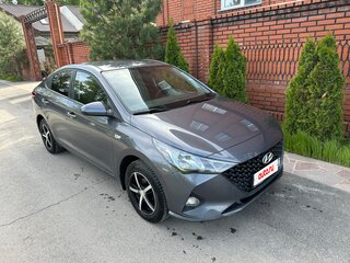 2021 Hyundai Solaris II Рестайлинг, серый, 1280000 рублей, вид 4