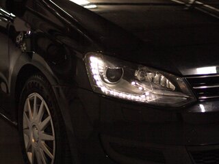 2012 Volkswagen Polo V, чёрный, 880000 рублей, вид 4