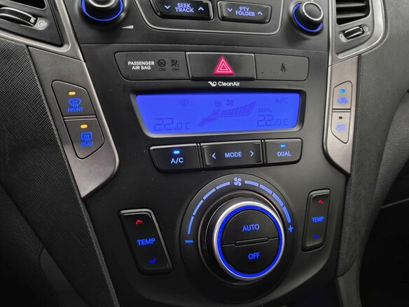 2014 Hyundai Santa Fe III, чёрный - вид 16