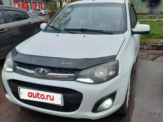2013 Lada (ВАЗ) Kalina II, белый, 320000 рублей, вид 1