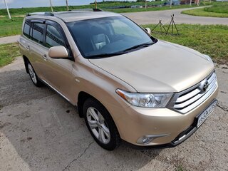 2012 Toyota Highlander II (XU40) Рестайлинг, бежевый, 1900000 рублей, вид 3