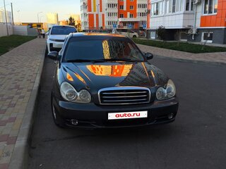 2004 Hyundai Sonata ТагАЗ IV (EF) Рестайлинг, чёрный, 450000 рублей, вид 5