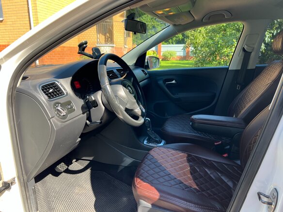2013 Volkswagen Polo V, белый - вид 17