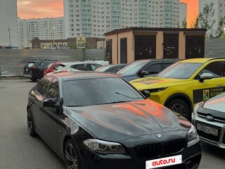 2012 BMW 5 серии 520i VI (F10/F11/F07), чёрный, 1349000 рублей, вид 1