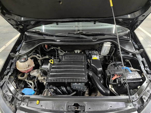 2019 Volkswagen Polo V Рестайлинг, чёрный - вид 8