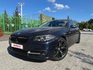 2015 BMW 5 серии 520i VI (F10/F11/F07) Рестайлинг, синий, 2100000 рублей, вид 2