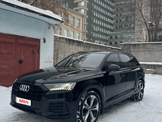 2020 Audi Q7 45 TDI II (4M) Рестайлинг, чёрный, 8590000 рублей, вид 1