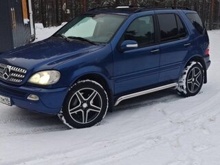 2002 Mercedes-Benz M-Класс 320 I (W163) Рестайлинг, синий, 970000 рублей, вид 1