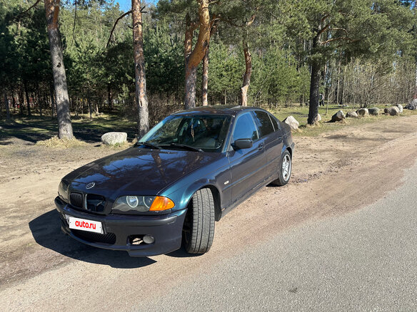 1998 BMW 3 серии 320i IV (E46), синий, 330000 рублей - вид 2