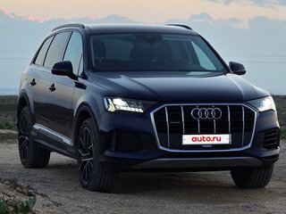 2019 Audi Q7 45 TDI II (4M) Рестайлинг, синий, 6650000 рублей, вид 2