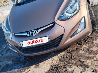 2015 Hyundai Elantra V (MD) Рестайлинг, коричневый, 1250000 рублей, вид 3