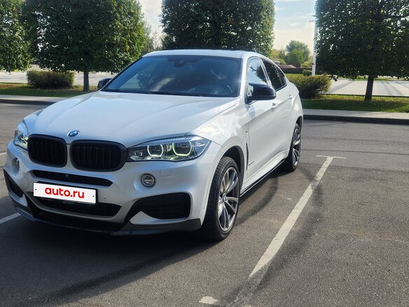 2016 BMW X6 40d II (F16), белый, 3800000 рублей - вид 2