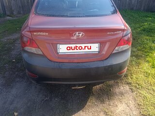 2011 Hyundai Solaris I, красный, 630000 рублей, вид 2